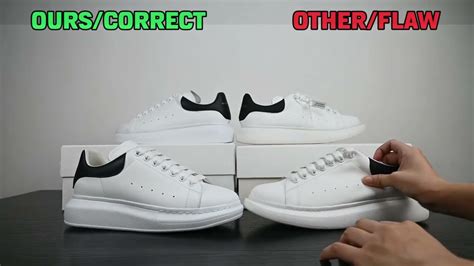 fake alexander mcqueens vs real|alexander mcqueen counterfeit shoes.